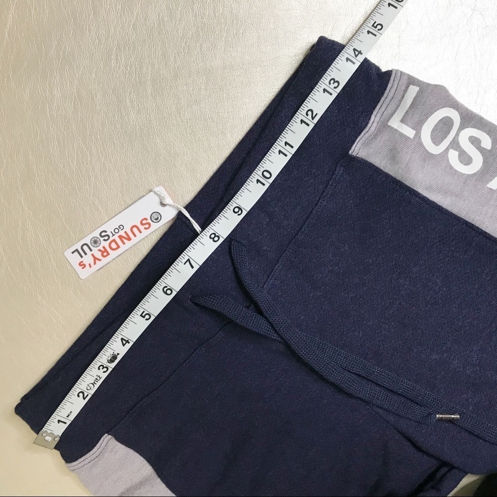 Soul cycle x Sundry navy pull on joggers medium - Picture 8 of 10